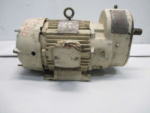 LOUIS ALLIS 5HP 220/440V-AC 1750RPM 215 3PH AC GEAR 6.2:1 280RPM MOTOR D434747