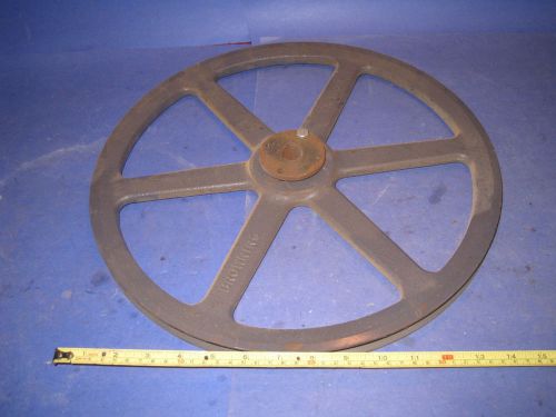 BROWNING BK 160H 15.75&#034;  Heavy Steel 6 Spoke MOTOR PULLEY  3/4&#034; arbor hole 23C2