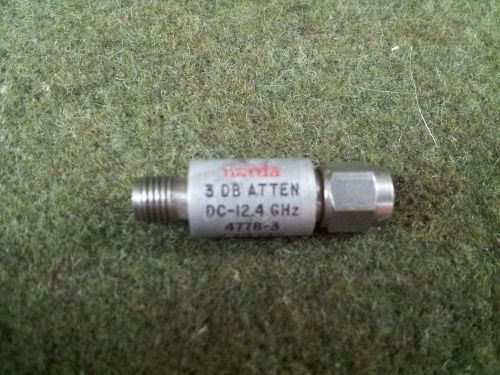 Narda 4887-3 DC 12.4 GHz 2 Watts M3933/14-01 Attenuator