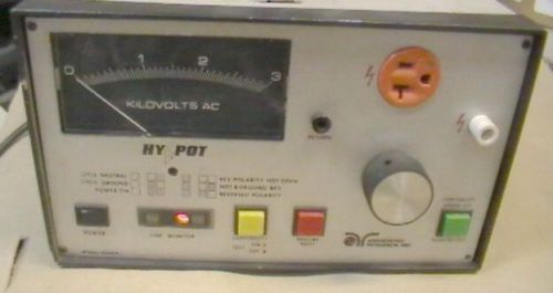 Associated research 4040a ac hipot tester hypot hvac continuity tester 0-3 kvac for sale