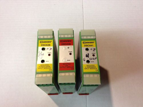 DATAFORTH,  DSCA38, DSCA39, DSCA41, Isolatd Analog Input Signal Condition Module