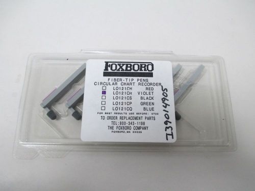 LOT 6 NEW FOXBORO LO121CR VIOLET FIBER-TIP PEN CHART RECORDER D326126