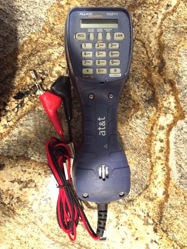 Fluke Networks TS52 Pro - AT&amp;T Test Set Linemans Buttset - Excellent Condition