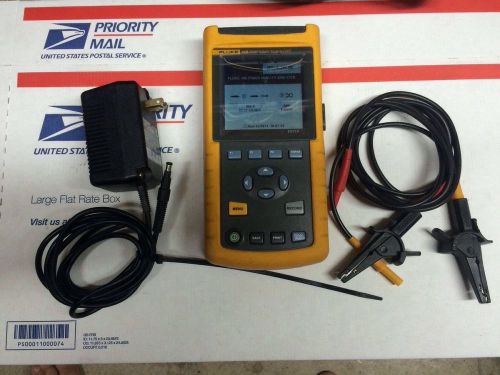 FLUKE 43B POWER ANALYZER WORKS GREAT