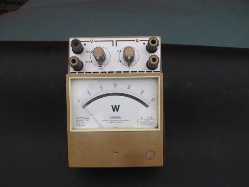 CONWAY ELECTRICAL ENTERPRISES, TYPE PLI / W-31 VOLT / AMP METER