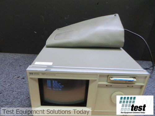 Agilent HP 16500A w/16521A.16520A,16510A Logic Analysis Mainframe ID# 25445 DR