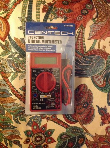 BRAND NEW Cen-Tech 7 Function Digital Multimeter Tester Item