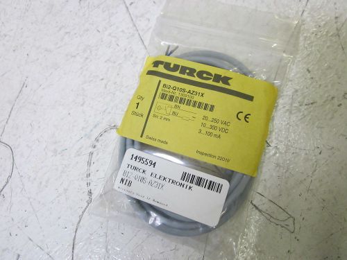 TURCK BI2-Q10S-AZ31X PROXIMITY SENSOR 250VAC *NEW IN A FACTORY BAG*