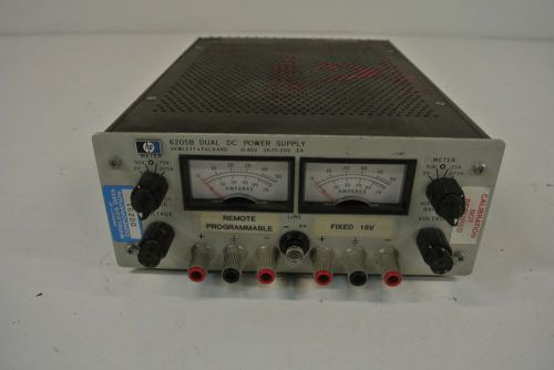 HP 6205B DC Power Supply Dual 20V @ 0.6A or 40V @ 0.3A Cord is cut