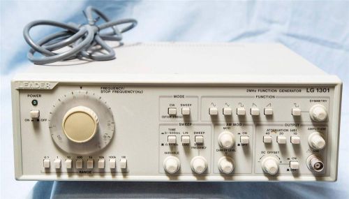 Leader Electronics Freqency 2mhz Function Generator