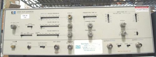 HP Agilent 8082A 250MHz Pulse Generator