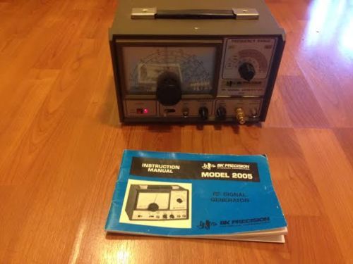 BK Precision RF Signal Generator Model 2005 Test Equipment w/ Manual