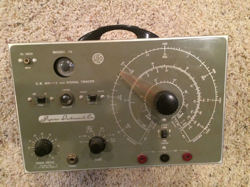 Vintage Sico Model 76 CR Bridge And Signal Tracer Superior Instrument Co