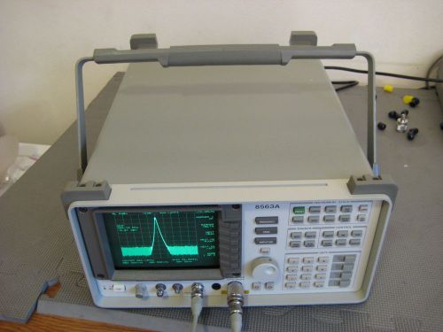 HP Agilent 8563A Spectrum Analyzer 9 khz to 26.9 ghz CALIBRATED ! option 26 !