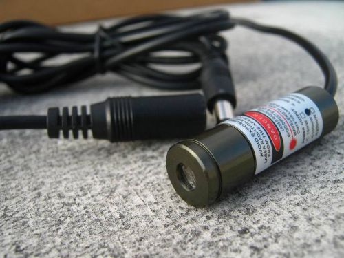 660nm 100mW Industrial  Red Laser Line Module w/h PSU