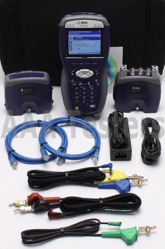 Jdsu acterna hst-3000c tester w/ sim cu t1 / t3 &amp; bri isdn modules hst 3000 for sale