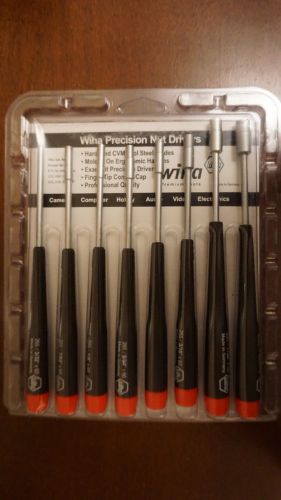 NEW Wiha 8-Piece SAE Nut Driver Set 26591 NIB