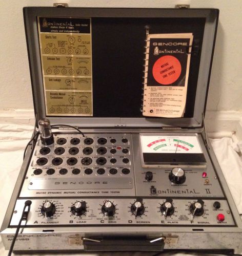 Vintage Sencore MU150 Continental II Vacuum Tube Tester Calibrated Excellent