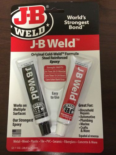 J-B Weld 8265-S Epoxy Adhesive Original Steel Reinforced