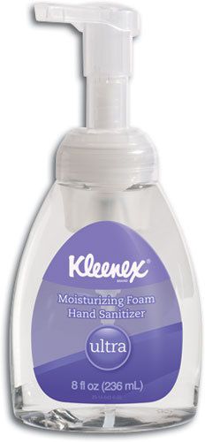 KLEENEX ALCOHOL FREE FOAM HAND SANITIZER CASE OF 12 PUMP TOPS EXP 5/2016