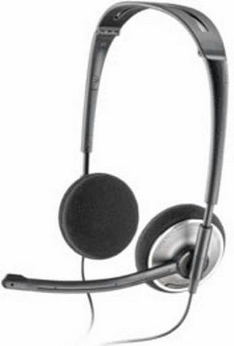 Brand New - Plantronics Fold Flat Usb Stereo Headset- Skype Cert