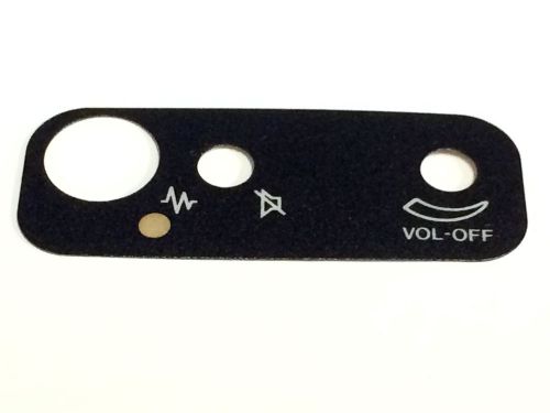 Motorola radius p10 top label escutcheon model 1305489s01 for sale