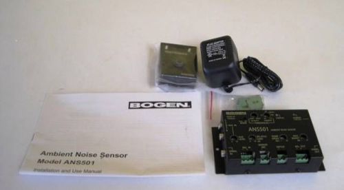 Bogen Communications ANS501 Ambient Noise Sensor ANS500M Microphone Power Supply