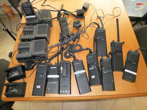 Motorola Radius (10) P 200 Radios and 5 Chargers