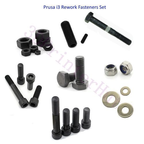 DIY 3D Printer Reprap Prusa I3 Rework Hardwar Fasteners- Nuts &amp; Bolts Screw Kit