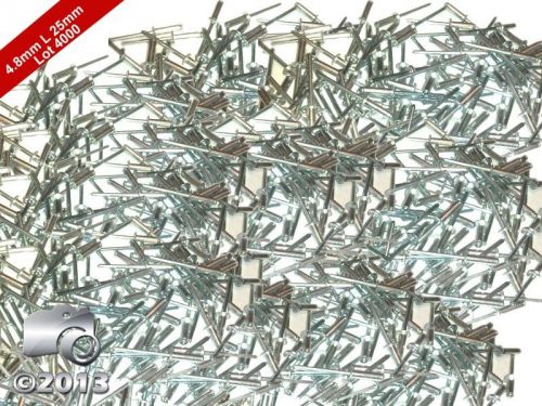 4000 Pcs-Dia4.8MM X 25MM Standard Open Dome Aluminum Blind Pop Brand New Rivets