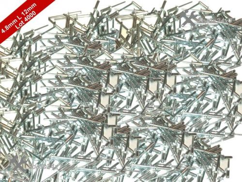 4.8mm  x 12mm standard open dome aluminum blind pop rivets  -wholesale 4000pcs for sale