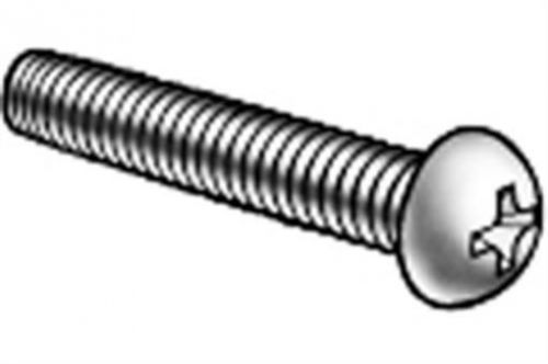 3/8-16x1 Machine Screw Round Phillips UNC Zinc Plated, Pk 100