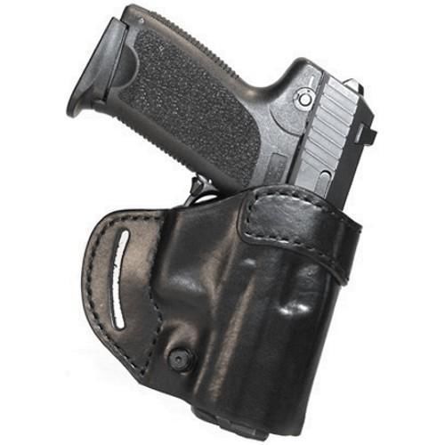 Blackhawk 420501BK-R Black RH Compact Askins Leather Colt 1911 Gun Holster