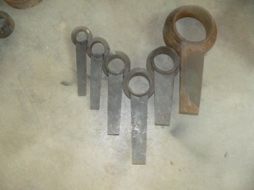 Set of Six Mycom (Mayekawa Mfg.) Refrigeration Screw Compressor Tools/Spanners