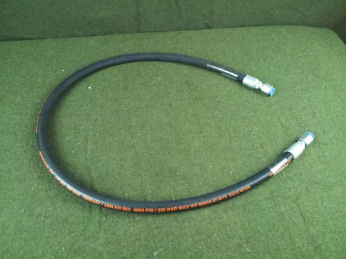 J-Flex 3/8&#034; 4800 psi / 330 Bar Hydraulic Hose With Fittings 48&#034; Length.