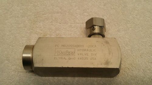 New Parker Flow Control Valve NOS PCM820SS