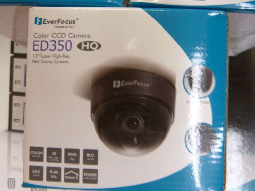 3 (three) brand new everfocus ed350 dome surveillance security cameras for sale