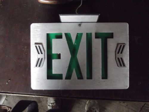 LIGHTED EXIT SIGN