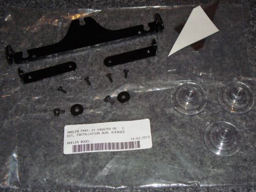 New Whelen Dual Avenger Headliner/Windshield Bracket Install Kit 01-046A700-00