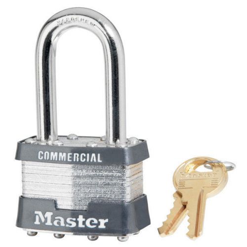 6 NEW IN BOX COMMERCIAL Master Padlocks Pad Locks Keyed Alike Long Shank 21KALF