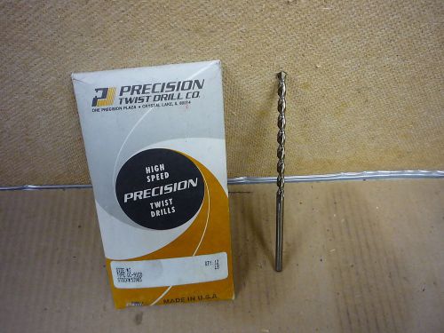 TAPER LENGTH DRILL #3 (.213&#034;) DIAM COBALT PARABOLIC PRECISION TWIST QC NEW $6.75