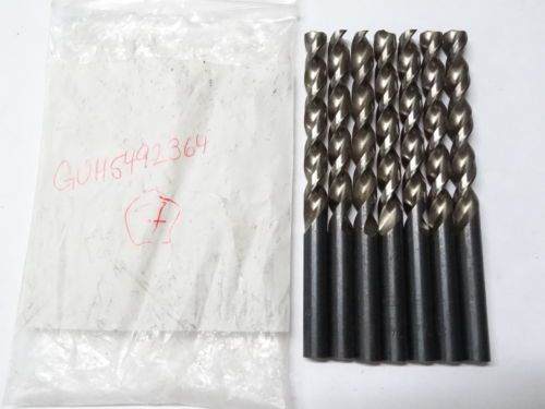 7 GUHRING 549-9.13 23/64&#034; Jobber Length HSS Parabolic 130°SP Twist Drills Brigh