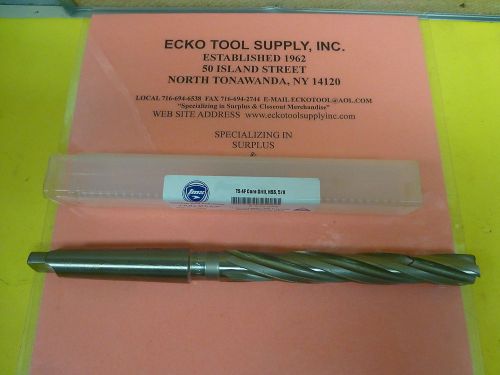 CORE DRILL 5/8&#034; DIAMETER #2 MORSE TAPER 4 FLUTE HIGH SPEED STEEL NEW $15.45