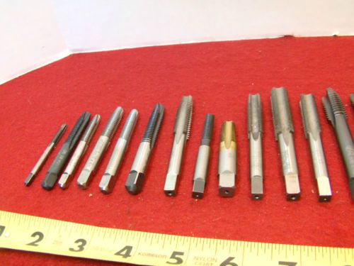 ASSORTED LOT OF 19 GUN REAMERS ETC  Metal Machinist parts  lot #3