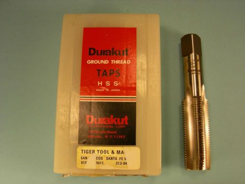 Qty 1 Durakut 1-12 NF Tap HSS GH4 4 Flute Plug,  Machinist, Toolmaker