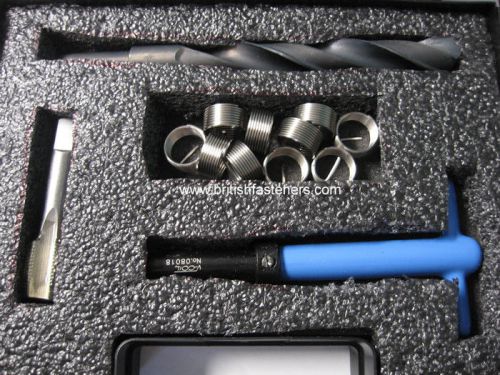 BSP BSPP BRITISH STANDARD PIPE 3/8&#034; - 19  HELICOIL KIT BSPF THREAD REPAIR KIT