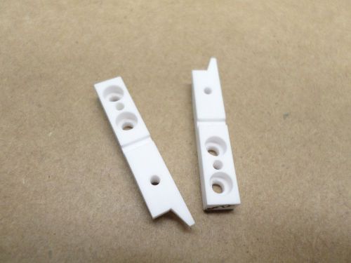 Set of Left &amp; Right Ceramtech Inc 701008-002-0072 EDM Wire Guide Bottoms