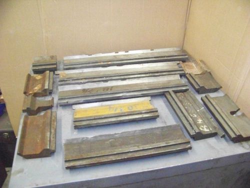 LOT OF GOOSE NECK PRESS  BRAKE DIE PUNCH  CHICAGO AMADA NIAGARA GOOD CONDITION