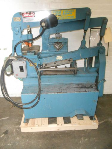 Dvorak little scotchman hydraulic ironworker 35 ton, model # 3915h, excellent! for sale