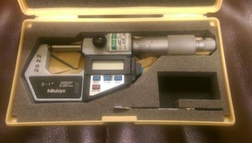 MITUTOYO DIGIMATIC MICROMETER 0-1&#034; 293-721 (USED)